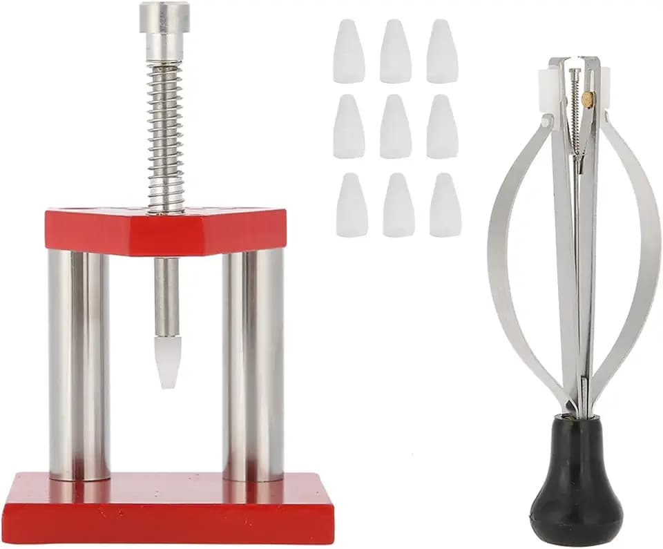 Yosoo Health Gear Watch Hand Presser Puller Alloy Steel Plunger, 10 Pcs