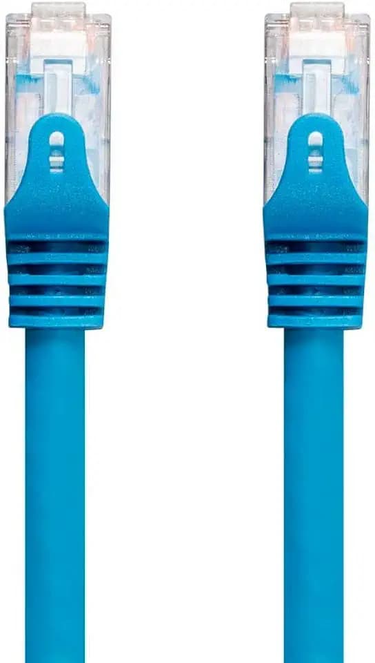 Monoprice Cat6 Ethernet Patch Cable - Snagless, 550Mhz, UTP, CMP Rated, 23AWG, 14 feet, Blue - Entegrade Series