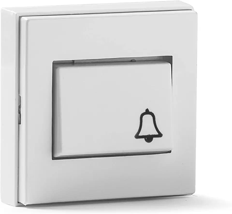 FAMATEL – Klingelschalter I Serie 5000 I 10A I 250 V I 65 x 65 I Weiß