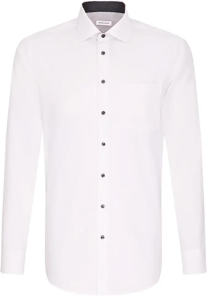 Seidensticker Herren Men Regular Patch Longsleeve Hemd (1er Pack)