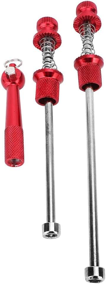 Rennrad-Spieße aus Aluminiumlegierung, Diebstahlschutz, Schnellspanner, Rollen, Verriegelungssicherheit