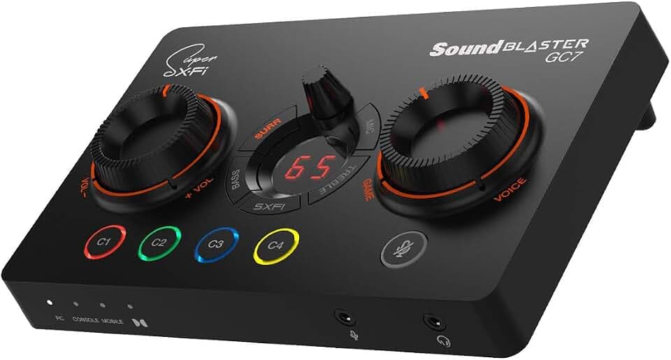 Creative Sound Blaster GC7 Gaming Streaming USB DAC and Amp