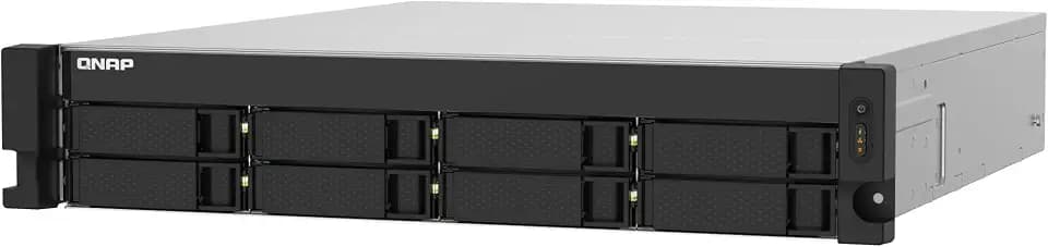 QNAP TS-832PXU-4G 8 Bay High-Speed SMB Rackmount NAS with Two 10GbE and 2.5GbE Ports (TS-832PXU-4G-US)