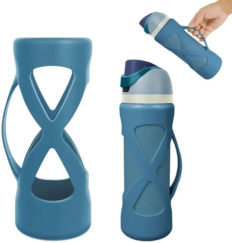 Silicone Boot with Handle Compatible with Owala 24 oz Water Bottle