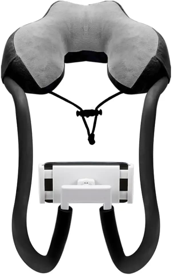 Neck Pillow Phone Holder,Lazy Gooseneck Cell Phone Stand with 360 Clip