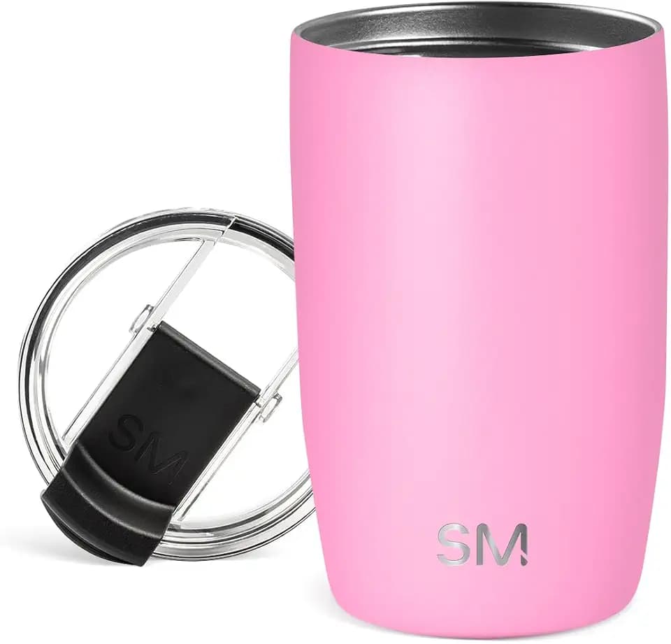 Simple Modern Travel Coffee Mug with Lid | 12oz | Pink