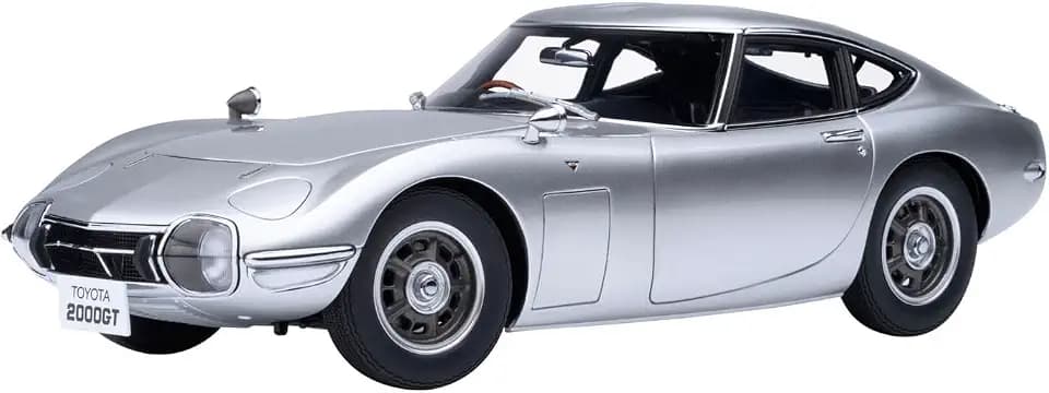 AUTOart 1967 2000GT RHD (Right Hand Drive) Silver Metallic 1/18 Model Car AA79548