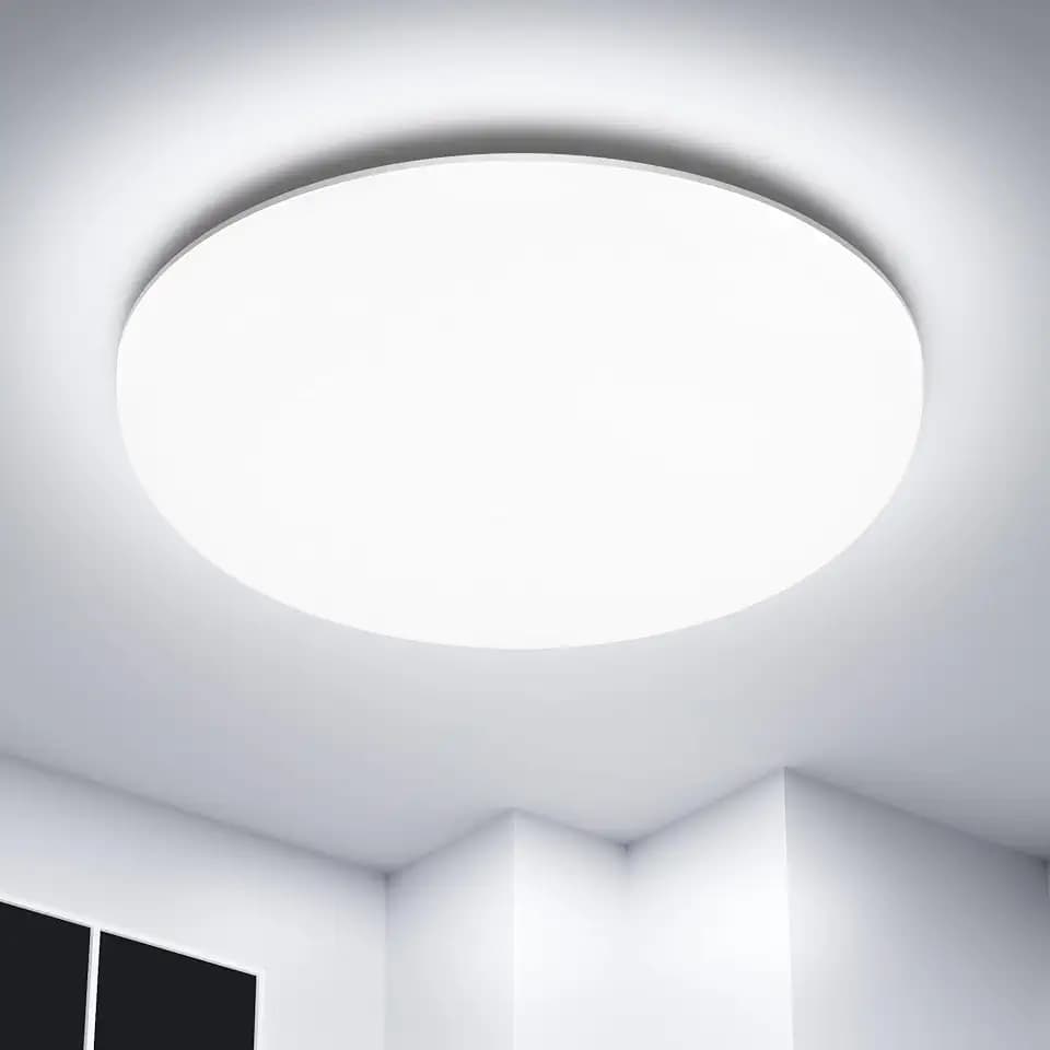Deckenlampe LED Deckenleuchte 36W 4500LM IP54 Wasserfest, Lampe Decke 6500K