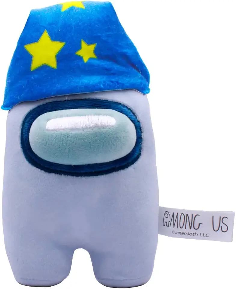 Just Toys – Among US 6" Plush White Wizard – Series 3