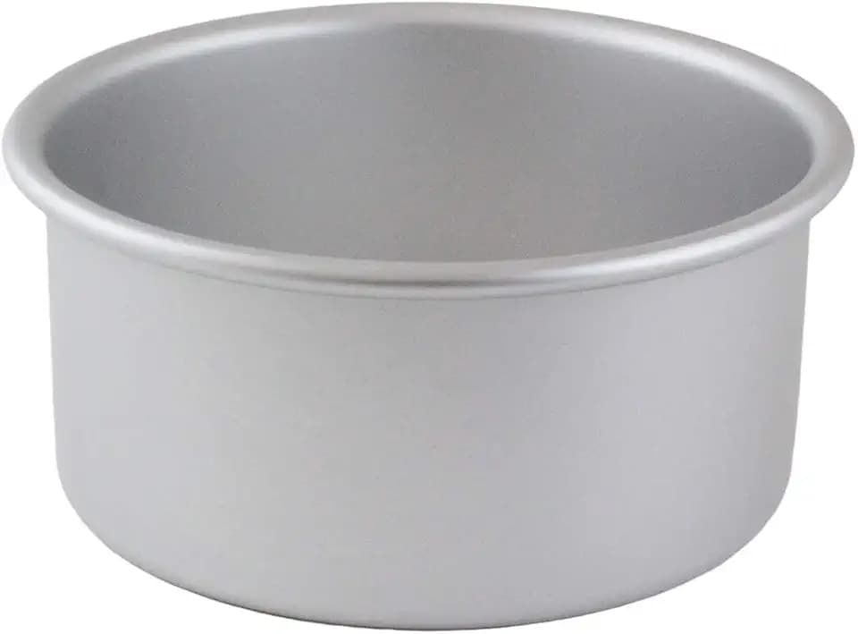 PME LBR073 Kuchenformen mit losem boden 7" x 3", Silber