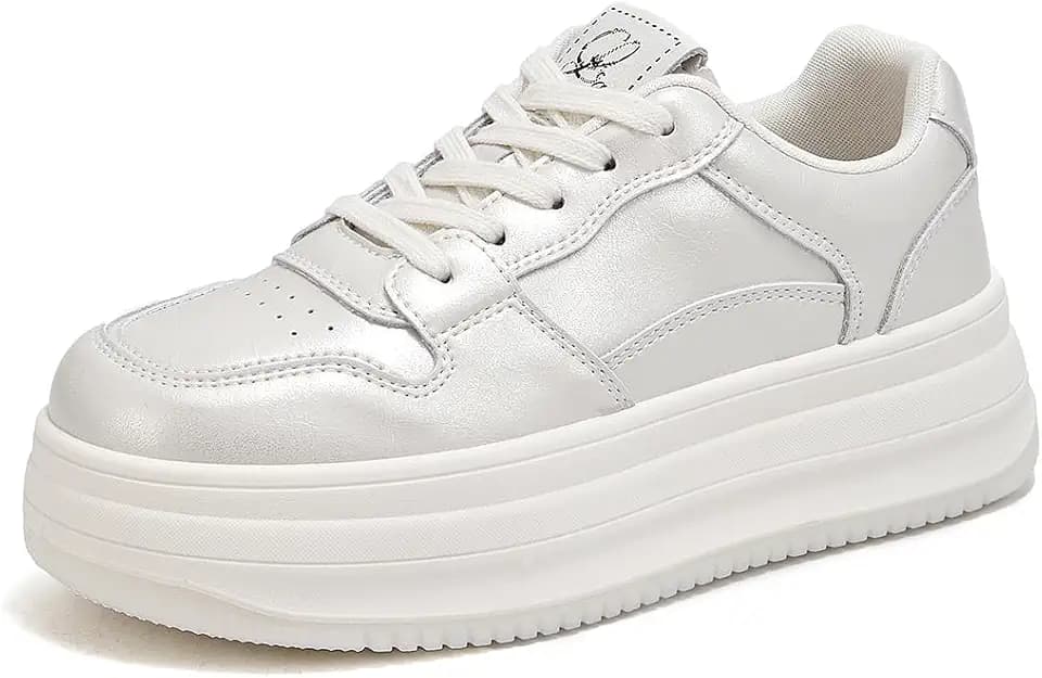 Women Platform Sneakers Chunky Casual Walking Shoes