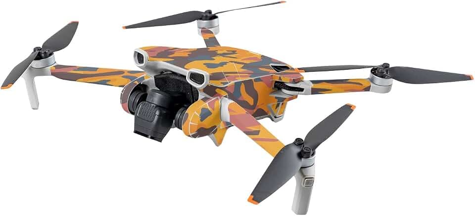 MightySkins Skin Compatible with DJI Mini 3 - Autumn Camouflage | Protective, Durable, and Unique Vinyl Decal wrap Cover | Easy to Apply | Made in the USA