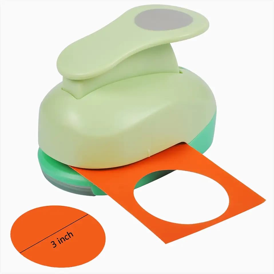 UCEC Stanzer Kreis 7,6 cm – Motivstanzer XXXL für DIY, Karten & Spaß