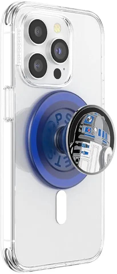 PopSockets Phone Grip for MagSafe, Magnetic Holder- Enamel R2D2