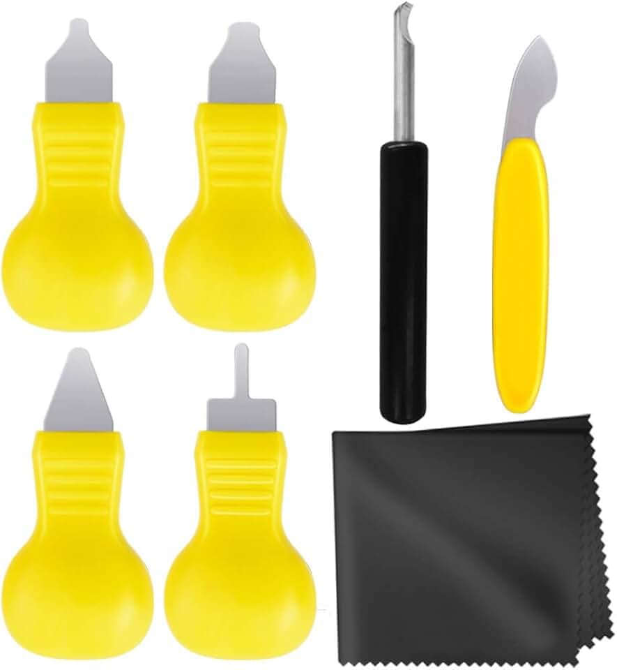Anezus Watch Battery Replacement Tool Kit with 6 Pcs of Watch Back Remover Tools for Watch Repair