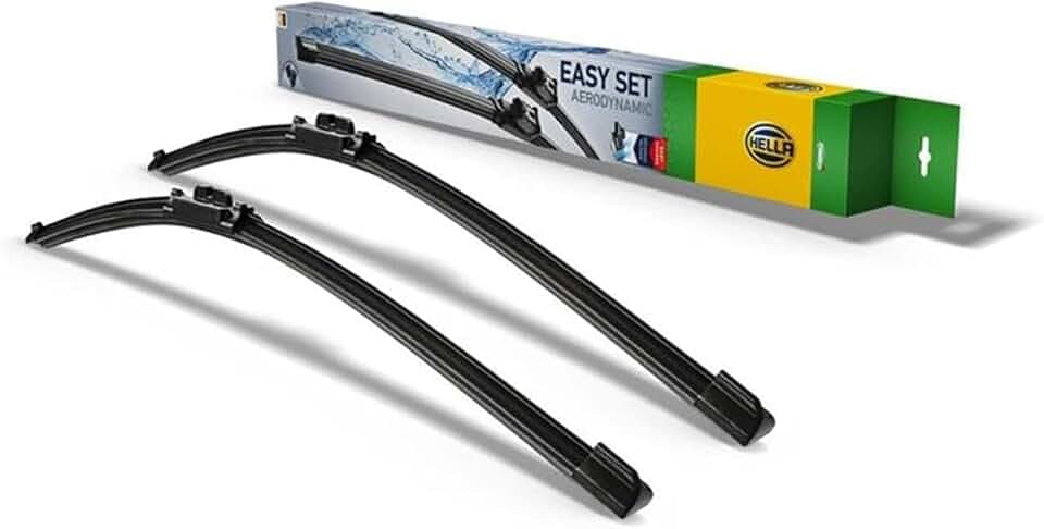 HELLA Easy Set OE Scheibenwischer - SetOE6555 - Flachblatt-Wischer