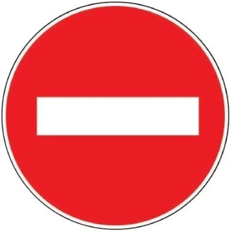 novap – Panneau – Einfahrt verboten – Durchmesser 180 mm Hartschale