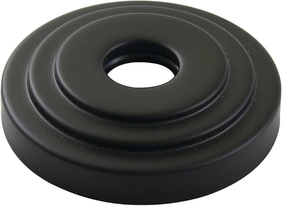 Kingston FLMODERN0 3/4" I.D. Brass Flange, Matte Black