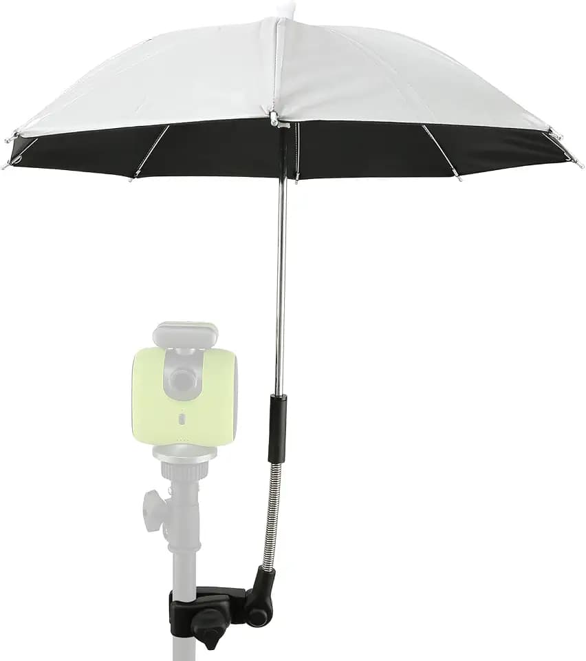 Tripods Umbrella Compatible with Xbotgo Chameleon T4 & T1 Tripods – 50cm UV Protection, 180° Rotatable Design Photography Umbrella, Sunshield for Gimbal and Phone