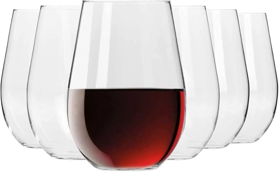 Krosno Weingläser 6er Set, 580 ml, Harmony Kollektion