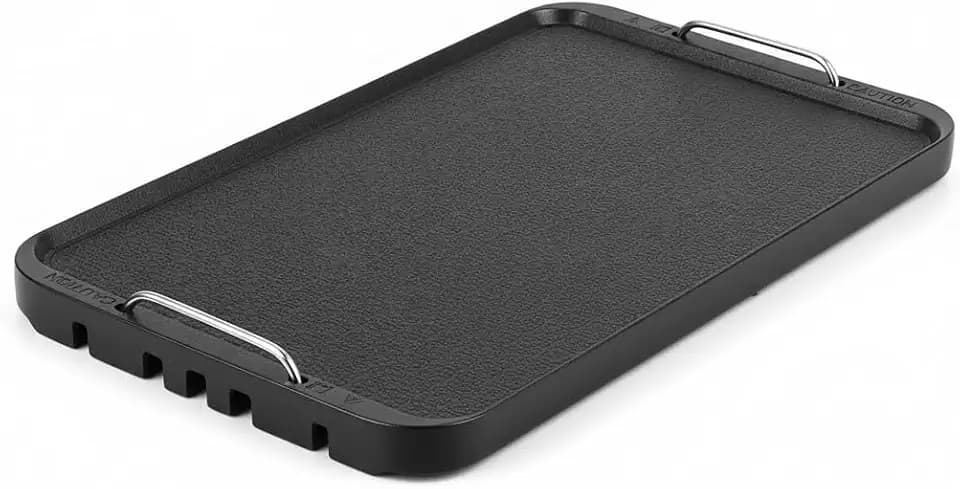CUSIMAX Stove Top Griddle Pan, 14.96"x8.66" Aluminum Non-stick Griddle Pan