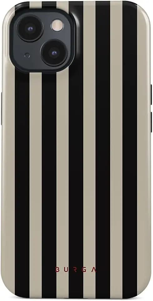 BURGA Unisex Phone Case for iPhone 15 – Dual-Layer Hybrid Design with Shock-Absorbing Silicone & Durable Exterior, Scratch-Resistant Finish and Raised Bezel Edge for Screen Protection & Daily Use