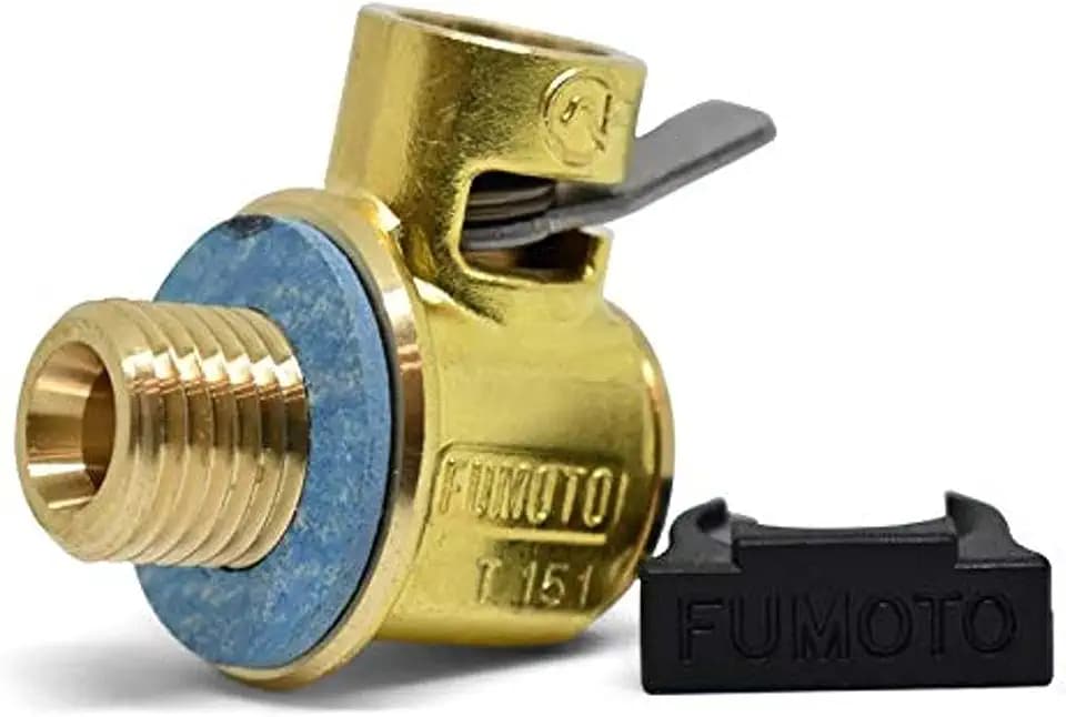 Fumoto F-133: STANDARD VALVE WITH 12MM-1.25 THREADS WITH LEVER CLIP