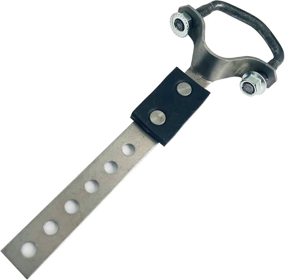 Emotor Industries Heavy Duty Tailpipe Hanger Flexible Swivel Exhaust Bracket, EMHG004