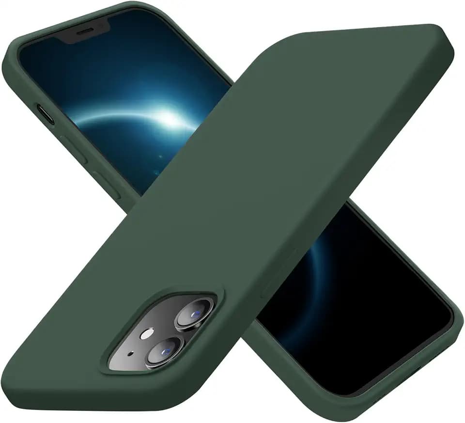 Cordking Designed for iPhone 12 Case/iPhone 12 Pro Case, Alpine Green