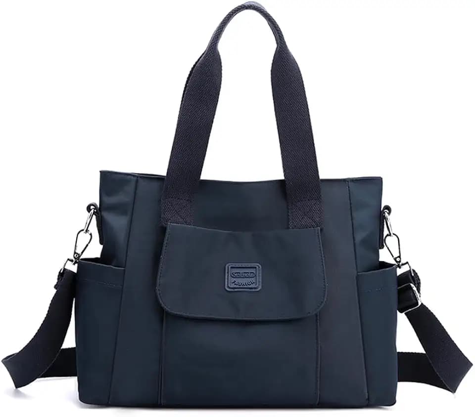 Women's Tote Purses Multi-pocket Shoulder Crossbody Bag Light Large Handbags for Work Travel Shopping