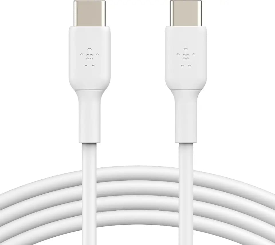 Belkin USB C to USB C Cable 6.6ft Fast iPhone Charger Cord