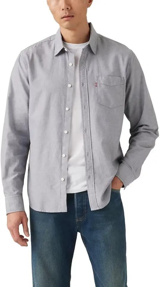 Levi's Men's Classic 1 Pocket Long Sleeve Button Up Shirt