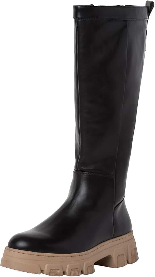 Tamaris Damen Plateaustiefel, Frauen Stiefel,Wechselfußbett,TOUCHit-Fußbett