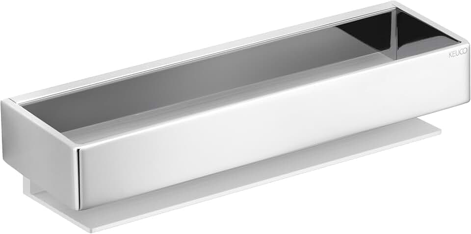 Keuco Duschkorb Edition 11 schwarzchrom gebürstet