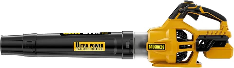 600 CFM Cordless Leaf Blower for Dewalt 20V Max Battery (Tool Only)