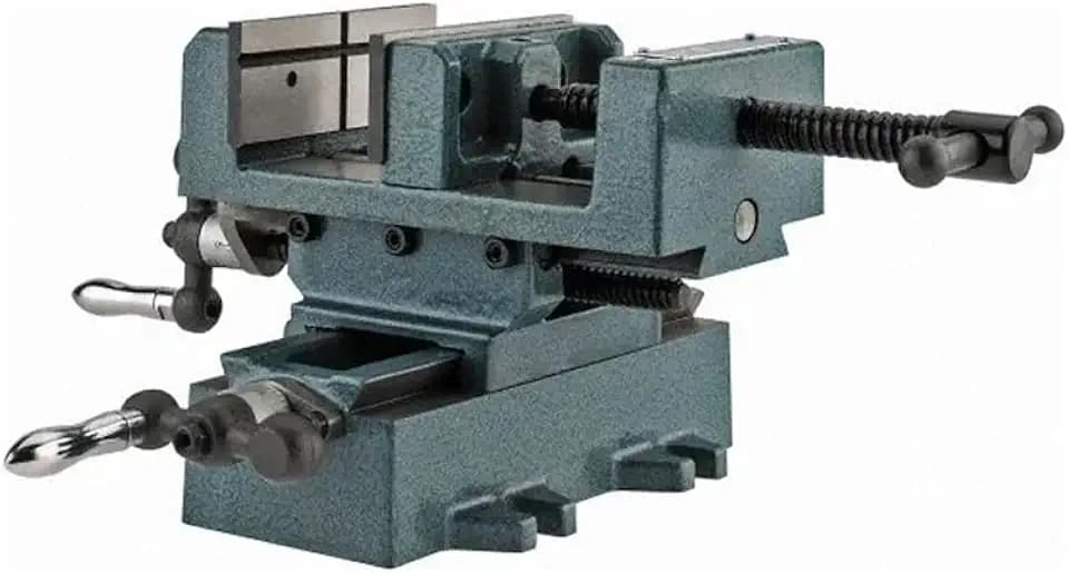 Wilton Cross-Slide Drill Press Vise, 4" Jaw Width & Max Opening, 1-3/8" Jaw Depth (Model CS4)