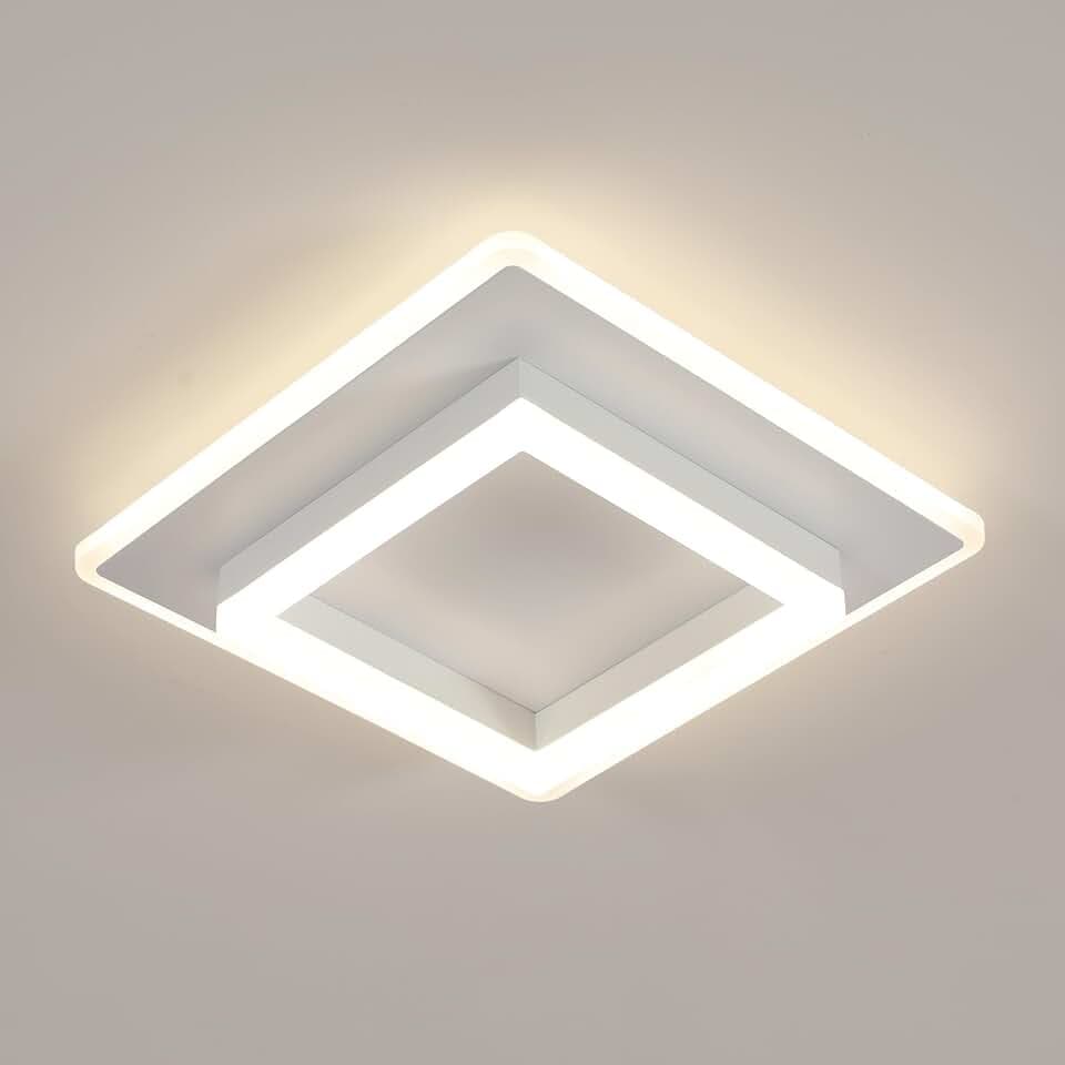 LED Deckenleuchte, 30W Moderne Deckenlampe Quadratisch