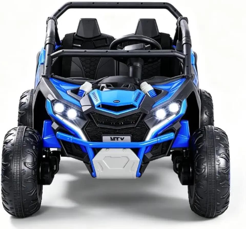 Firstness 24V Ride on Toys Electric Remote Control Ride on Cars for Kids, Blue