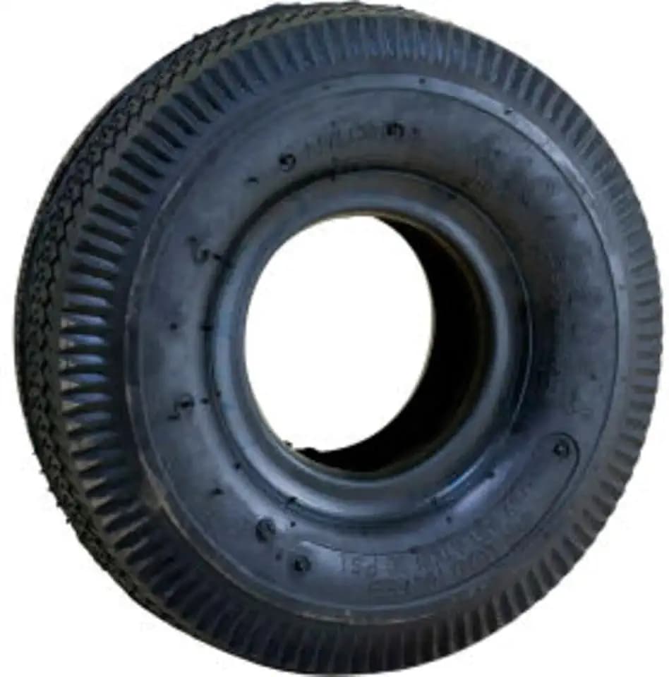 Marathon 4.10/3.50-4" Pneumatic (Air Filled) Hand Truck / All Purpose Utility Tire and Inner Tube, Black