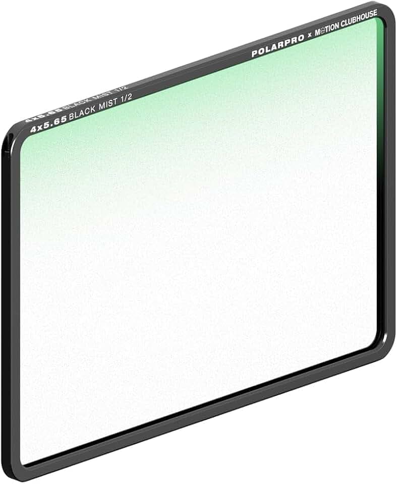 PolarPro - CineBlack Filter - Cinematic Kodak Cine Film - Black Mist - Fits 4x5 Matte Boxes - 4x5.65 Filter