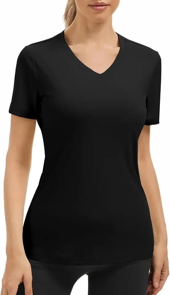 Women's UPF 50+ Quick Dry Long Sleeve Shirt Lightweight Moisture Wicking Tee for Outdoor Hiking Running Work Out