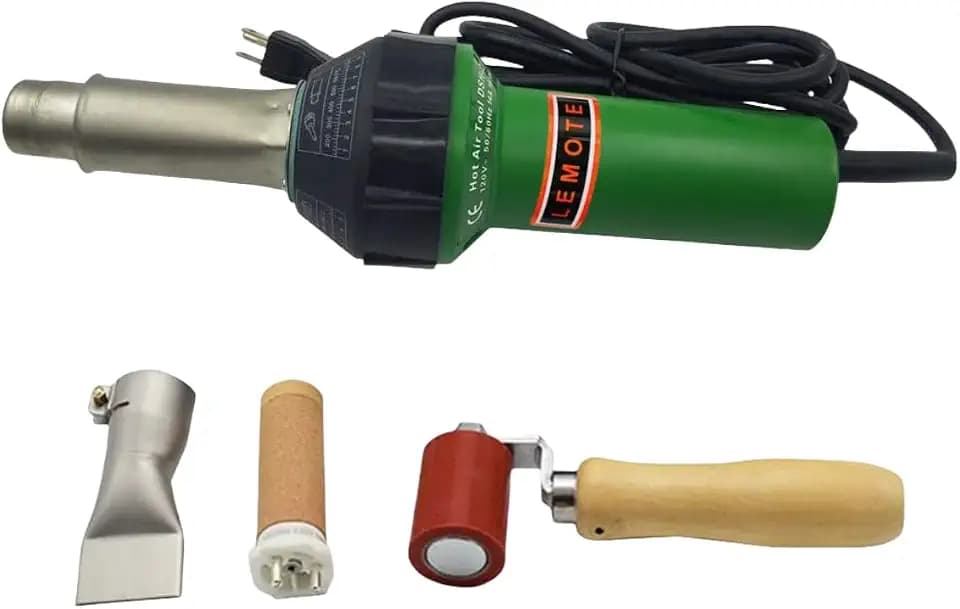 110V Hot Air Gun Welding Torch 1600W Heat Gun Plastic Welder Roofing Welder Kits PVC Welding Machine