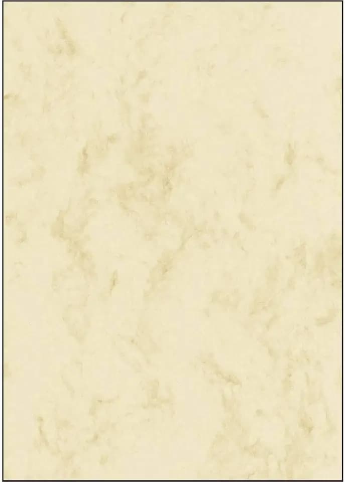 SIGEL Urkundenpapier Marmor Beige DIN A4 200 g 25 Blatt