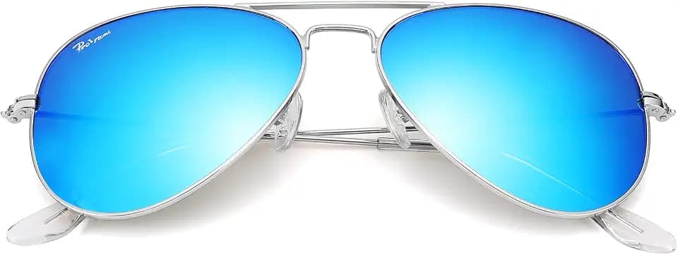 Pro Acme Classic Aviator Sunglasses Glass Lens Metal UV400 for Men Women