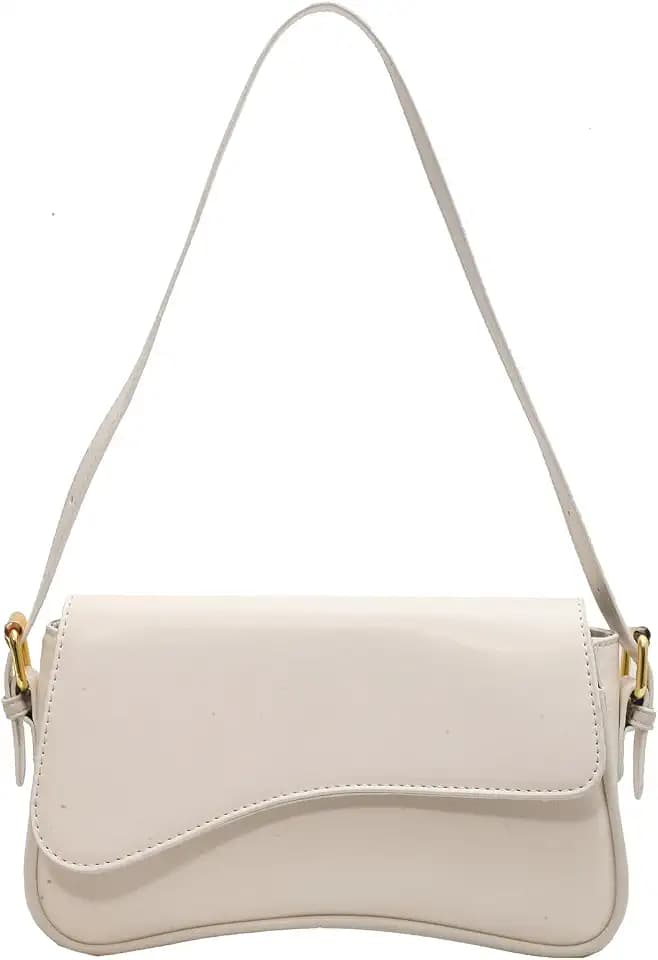 Shoulder Bag for women Y2K Crossbody Vegan Leather Purse Straps Retro Clutch Hobo Hadbags with 2 Removable