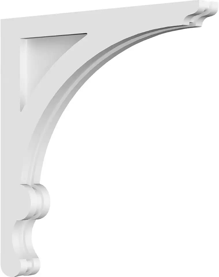 1 7/8"W X 18"D X 18"H Legacy Architectural Grade PVC Corbel