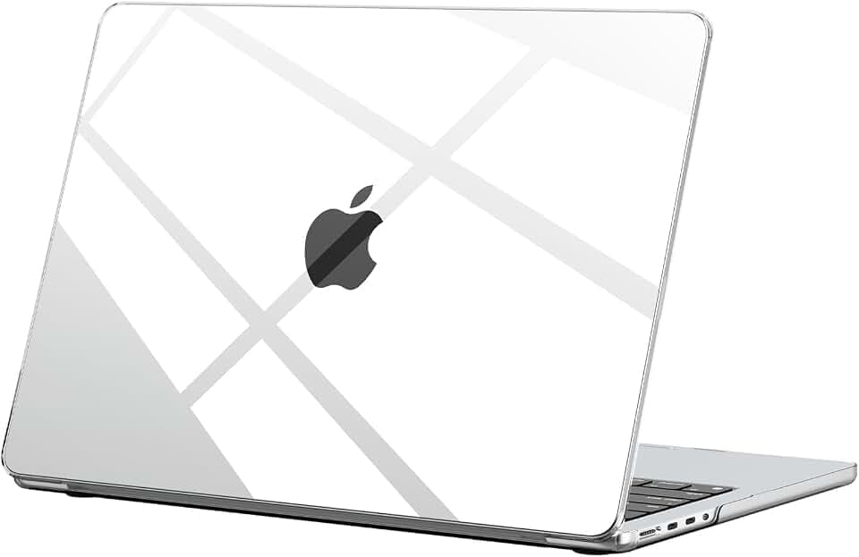 BlueSwan für MacBook Pro 14 Zoll Hülle M5 M4 M3 M2 M1,Kristallklar
