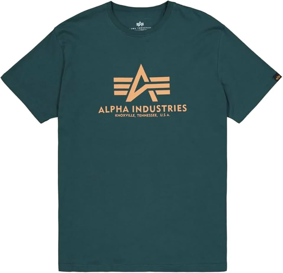 Alpha Industries Herren Basic Big Logo T-Shirt