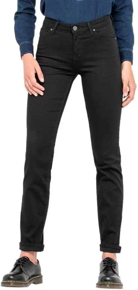 Lee - Jeans Damen - Classic Straight Fit - Marion - Schwarz Rinse