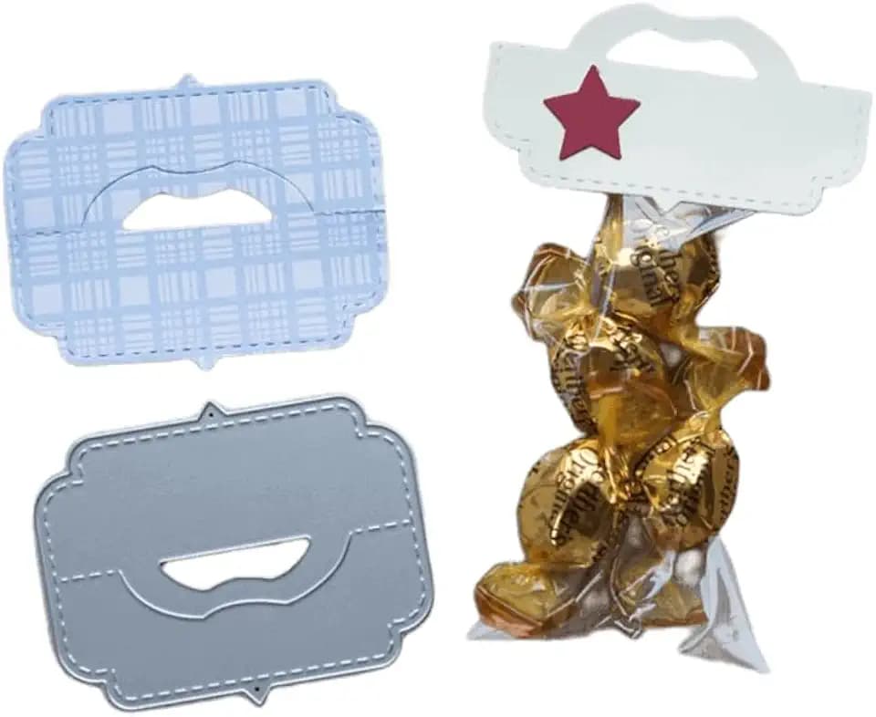 Stanzenshop Stanzschablone Verschluss für Tüten, Stanzschablone Rahmen, Stanzschablonen Für Geschenke, Stanzformen, Schablonen, Scrapbooking, Kartenherstellung